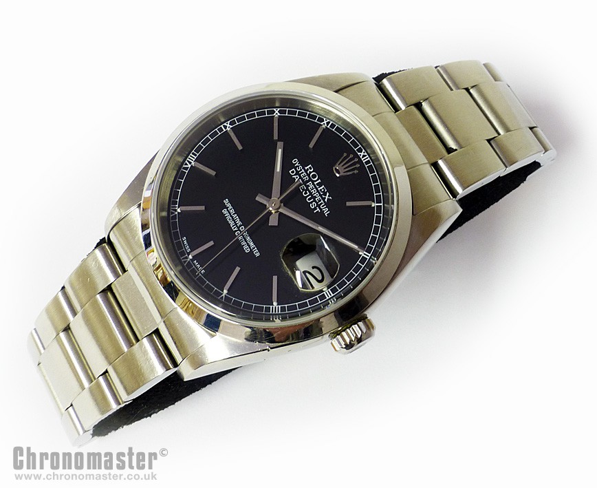 black rolex oyster perpetual datejust