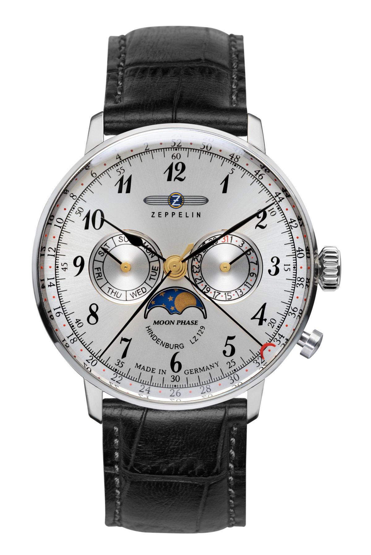 Zeppelin LZ127 Hindenburg Moonphase Calendar 70361 Chronomaster UK