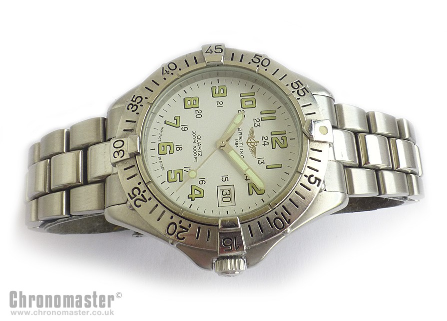 Breitling Colt Quartz 300 Meter Divers Wristwatch BRL 196 Chronomaster UK