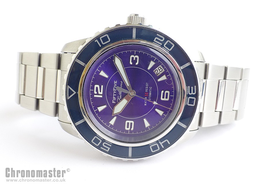 seiko fifty five fathoms automatic blue dial men's watch