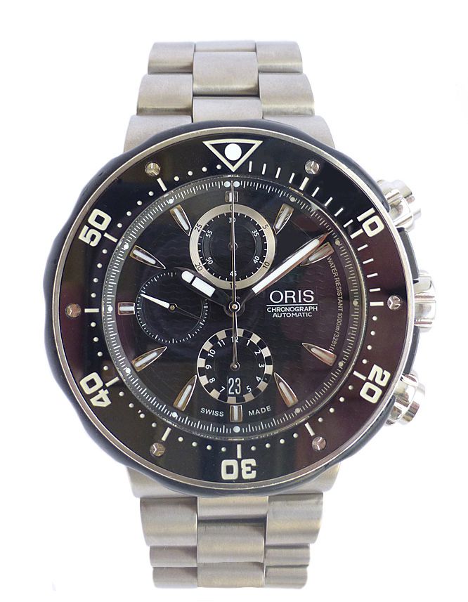 oris pro diver titanium