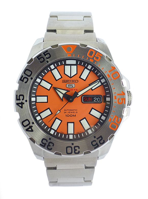seiko automatic diver orange