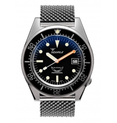 Squale Squale 1521 - Black Dial. Polished Case 1521CL.ME