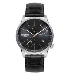 Zeppelin Zeppelin Flatline Automatic Power Reserve Black Dial 7366-2