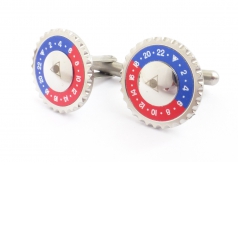 Speedometer Official Red and Blue Cufflinks CUF RED/BLU