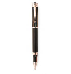 Montegrappa Montegrappa Ducale Ball Point Pen Rose Gold pl. & Brown Emperador ISDURRRW