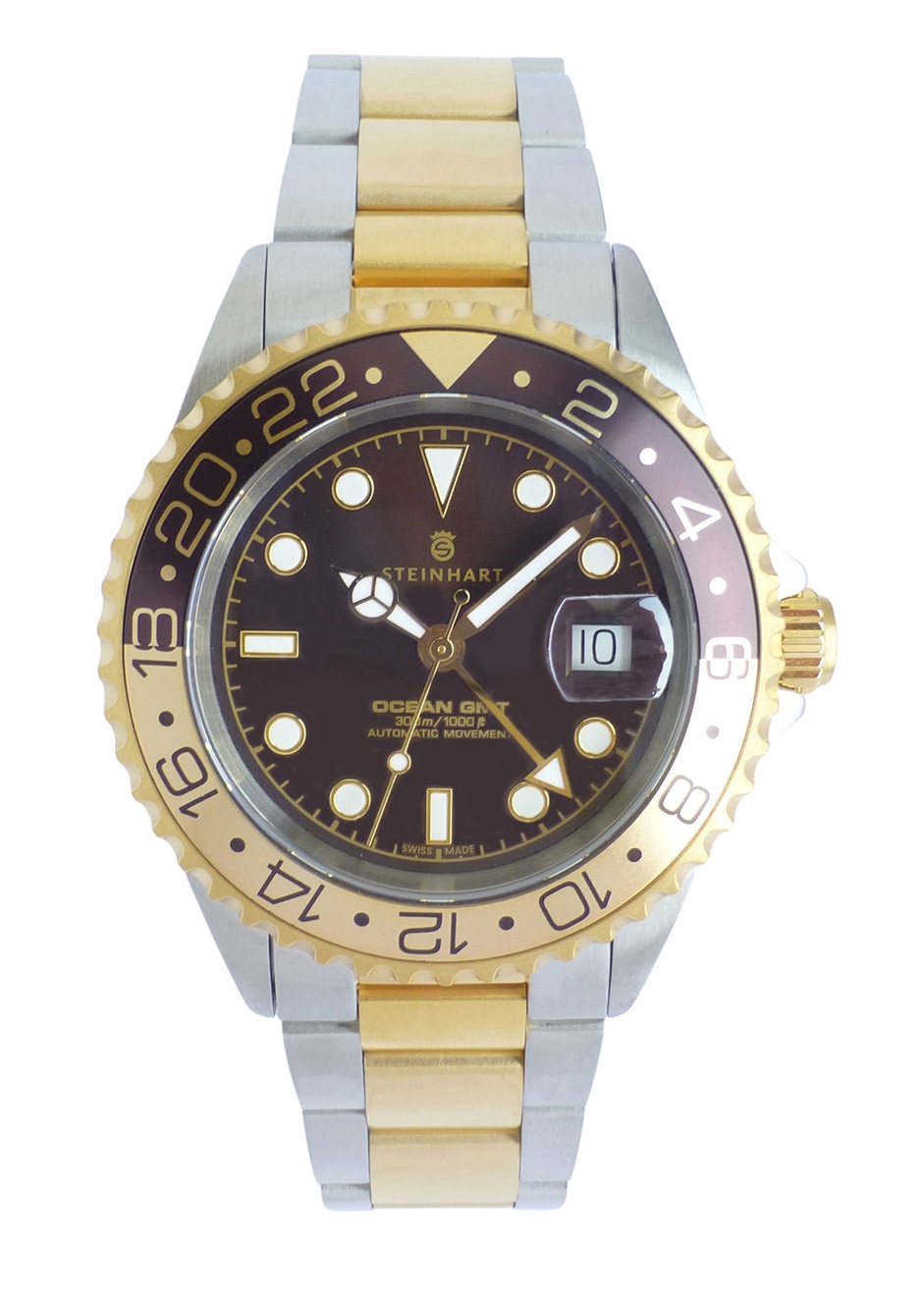 Steinhart Ocean One GMT two- tone CHOCOLATE 103-1108