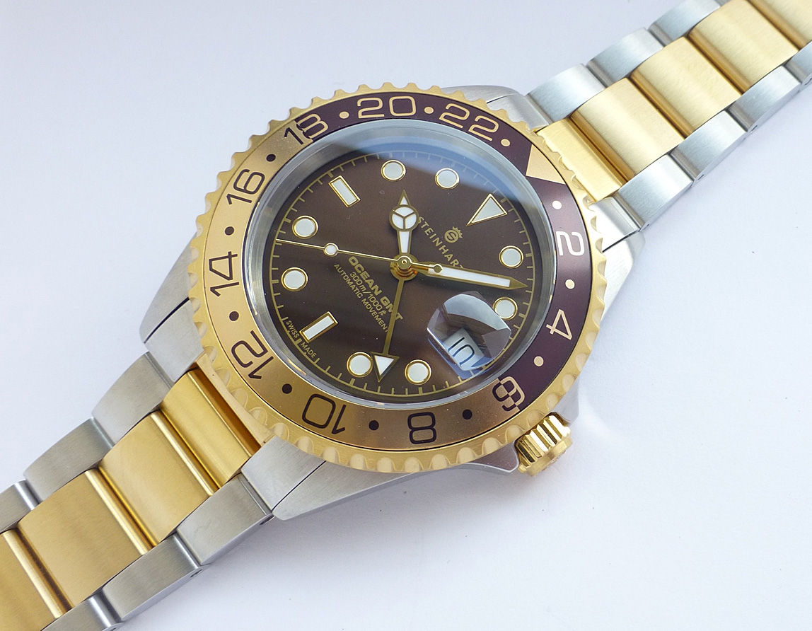 Steinhart Ocean One GMT two- tone CHOCOLATE 103-1108