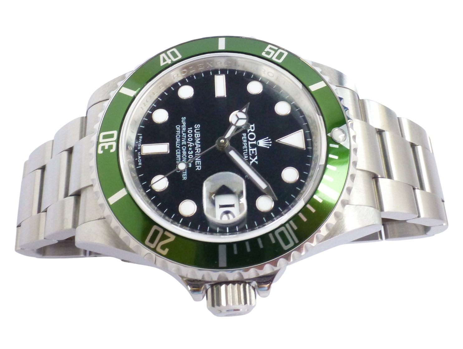 Rolex sales green sub