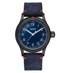 Hanhart Hanhart Pioneer Flieger One NightBlue. Limited Edition 150 Pieces 762L.770-0310