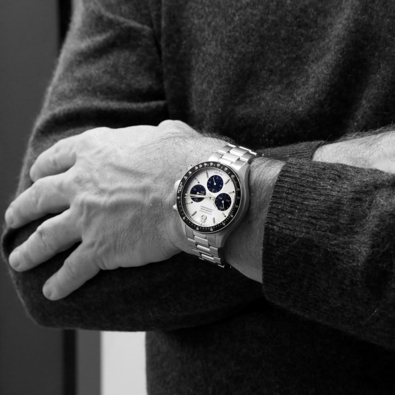 Steinhart Ocean One Vintage Chronograph II Silver 103-1367