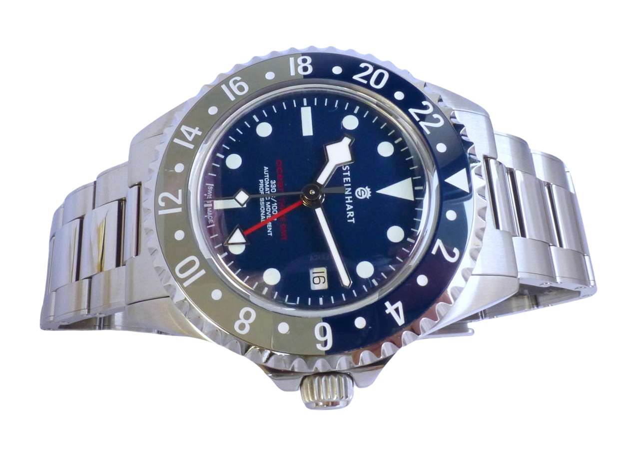 Steinhart Steinhart Ocean 3 GMT Blue-Grey Ceramic 103-1327