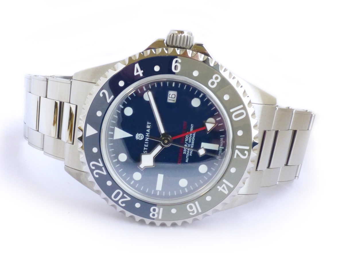 Steinhart Steinhart Ocean 3 GMT Blue-Grey Ceramic 103-1327