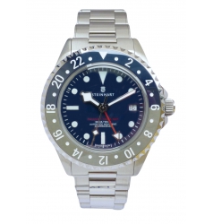 Steinhart Steinhart Ocean 3 GMT Blue-Grey Ceramic 103-1327