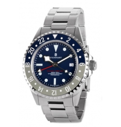 Steinhart Steinhart Ocean 3 GMT Blue-Grey Ceramic 103-1327