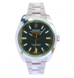 Rolex Rolex Milgauss Anniversary Green Glass. Rolex Serviced NWW 2127