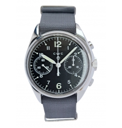 CWC CWC Pilot Hand Winding Chronograph 1970s Reissue Ltd Edition Mechanical Watch Valjoux 7733 NWW 2339