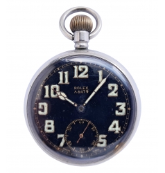 Rolex Rolex GSTP WWII British Military Issued Pocket Watch Black Dial NWW 2303