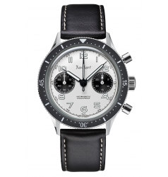 Hanhart Hanhart 415 ES Panda on Leather Strap H703.201-8010