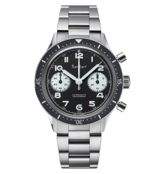 Hanhart Hanhart 415 ES Reverse Panda on Steel Bracelet H703.211-6428