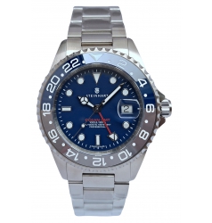 Steinhart Steinhart Ocean One GMT Blue-Grey Ceramic Diver 103-1496