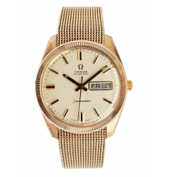 Omega Omega Seamaster Automatic 9k Yellow Gold 89g. Box and Papers NWW 2420